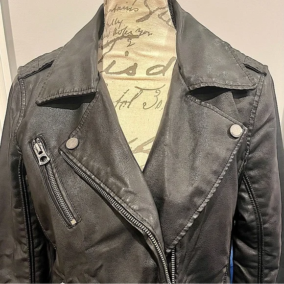 Lucky Brand Faux Leather Vegan Moto Jacket - Picture 6 of 16